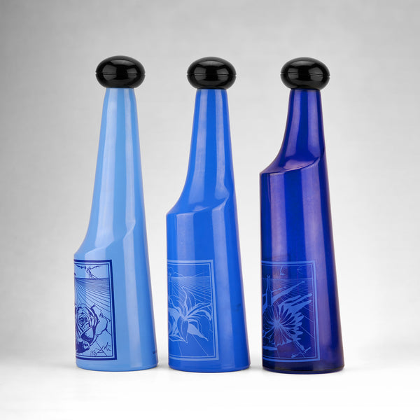 Glass bottles set by Salvador Dalí - Pulper & Cobbs